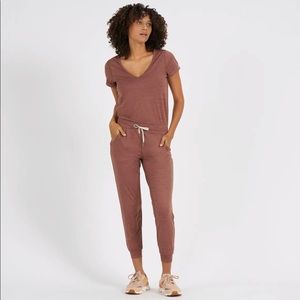 Vuori Terracotta Heather Jumpsuit NWT